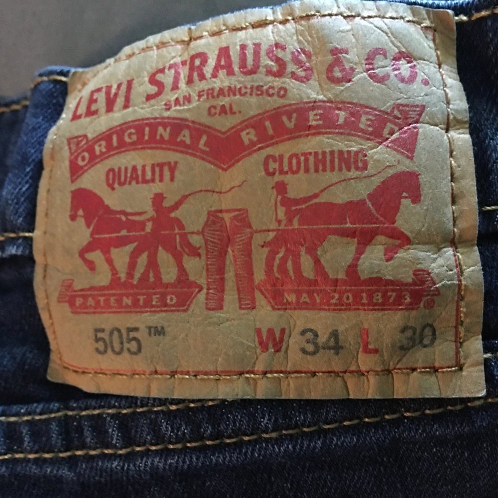 Men's Levi's 505 Denim Jeans - 34x30